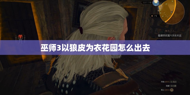 巫师3以狼皮为衣花园怎么出去