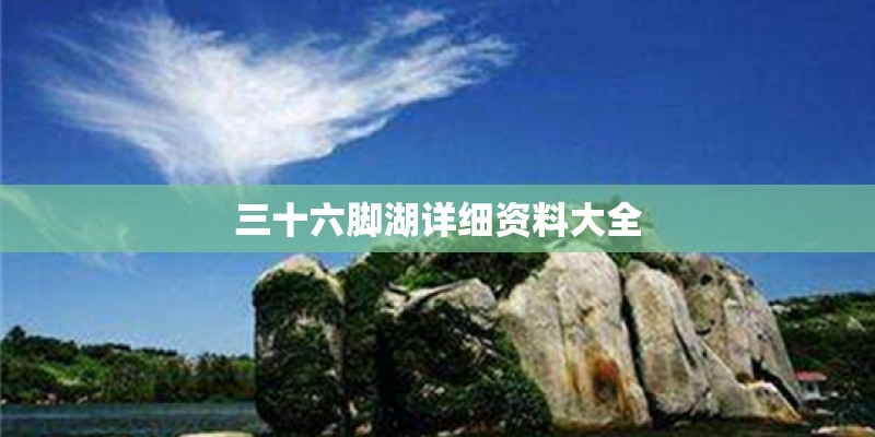 三十六脚湖详细资料大全