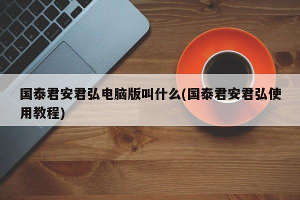 国泰君安君弘电脑版叫什么(国泰君安君弘使用教程)
